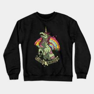 Zombie Unicorn Crewneck Sweatshirt